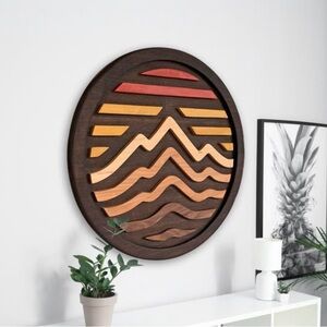 NEW Wood Mountain Wall Sign